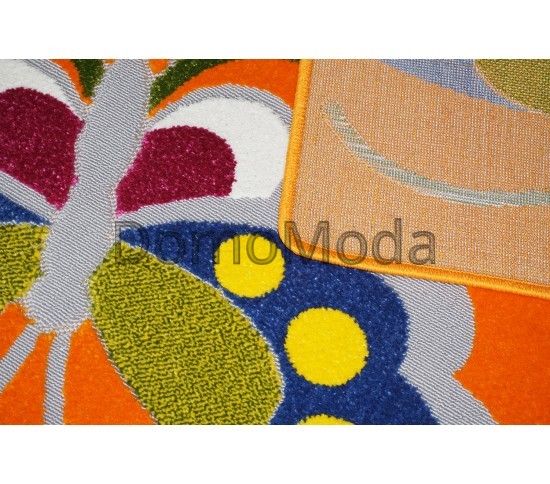 Детский ковер КИНДЕР МИКС 52970 orange Купить в интернет магазине ДомоМода фото 4 Детский ковер КИНДЕР МИКС 52970 orange - высокое качество по лучшей цене в Украине изображение 4.